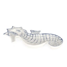 Set 12 platouri decorative portelan Calut Mare 22.2x10.4x2.6 cm