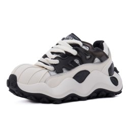 Pantofi dama sport din piele mix, Gryxx Z6ZJ80004A 47-Z, alb negru