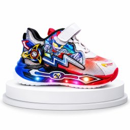 Adidasi Super Hero cu luminite pentru baieti