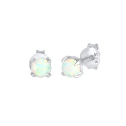 ELLI Cercei opal / argintiu
