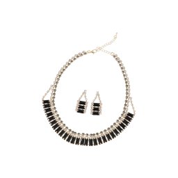 SOHI Set de bijuterii auriu / negru