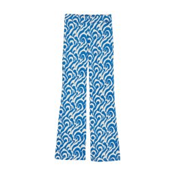 WE Fashion Leggings bej / albastru cobalt