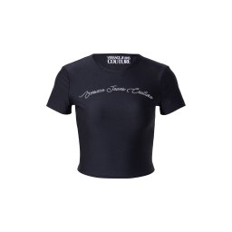 Versace Jeans Couture Tricou negru / transparent
