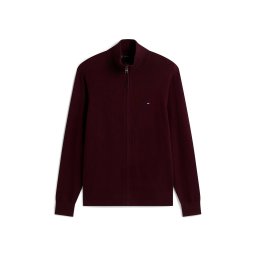 TOMMY HILFIGER Geacă tricotată roșu vin
