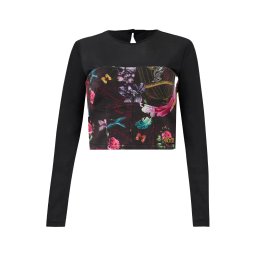 Versace Jeans Couture Tricou cyan / galben / roz / negru