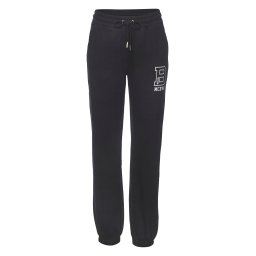 BENCH Pantaloni negru / alb
