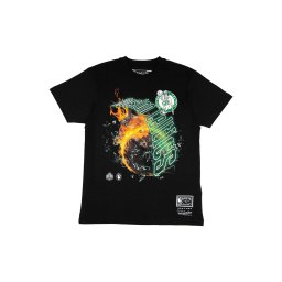 Mitchell & Ness Tricou funcțional 'Boston Celtics HWC Blaze' galben curry / verde / negru / alb