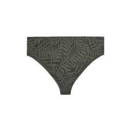 Swim by Zizzi Slip costum de baie 'Serina' verde închis