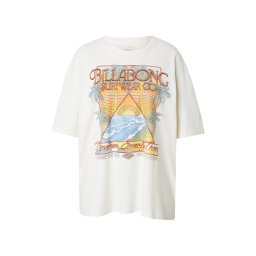 BILLABONG Tricou 'Sun Meets Sea' albastru deschis / gri / portocaliu închis / alb
