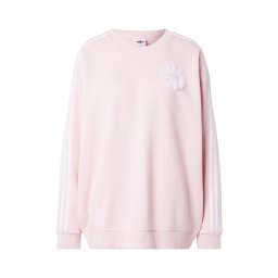 ADIDAS ORIGINALS Bluză de molton rosé / alb
