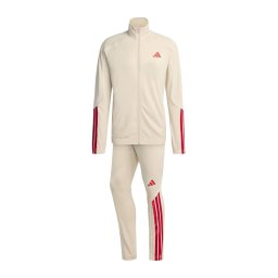 ADIDAS SPORTSWEAR Costum de trening 'STADIUM' ecru / roșu