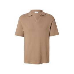 DAN FOX APPAREL Tricou 'Joscha' gri taupe