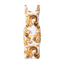 Versace Jeans Couture Rochie auriu / alb