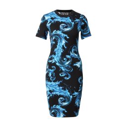 Versace Jeans Couture Rochie albastru aqua / negru / alb
