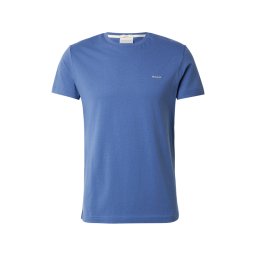 GANT Tricou albastru / alb