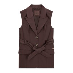 GUESS Vestă de costum 'CARLA' maro închis