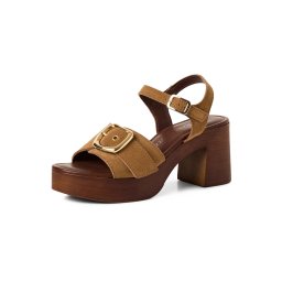MARCO TOZZI Sandale maro caramel