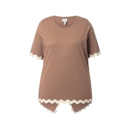 Ulla Popken Tricou maro deschis
