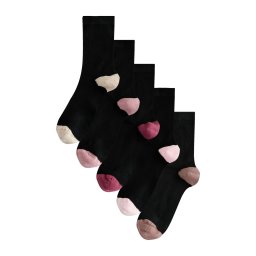 Next Șosete bej amestecat / rosé / roz pudră / negru