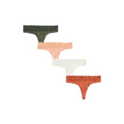 Next Tanga oliv / portocaliu piersică / roșu ruginiu / alb