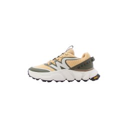 Weekend Max Mara Sneaker low 'WKASFINGE' maro deschis / kaki / alb
