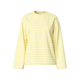 PIECES Tricou 'PCSADIE' galben / alb
