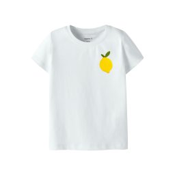 NAME IT Tricou 'NMFJuanitta' galben / oliv / alb