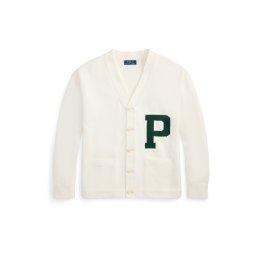 Polo Ralph Lauren Geacă tricotată crem / verde închis