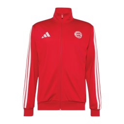 ADIDAS PERFORMANCE Bluză cu fermoar sport 'FC Bayern München DNA' roșu / alb