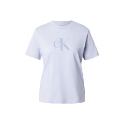 Calvin Klein Jeans Tricou 'Classic Logo' lila / mov liliachiu / argintiu
