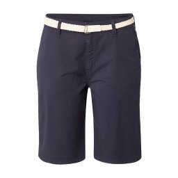 MAC Pantaloni eleganți albastru închis / alb