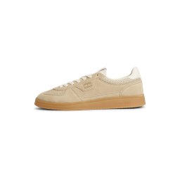 Tommy Jeans Sneaker low 'The Greenwich Metallic Logo' bej / crem