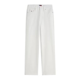 Tommy Jeans Jeans 'High Rise Slim Straight White' alb