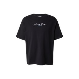 Calvin Klein Jeans Tricou 'Logo Graphic' azur / negru / alb