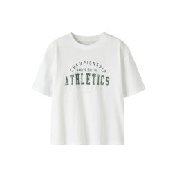 NAME IT Tricou 'NKMVALIX' verde pastel / verde închis / alb