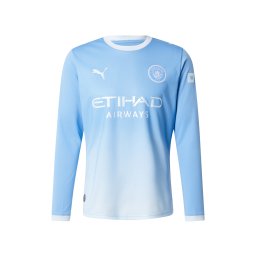 PUMA Tricot 'MCFC Home' albastru pastel / albastru deschis / alb