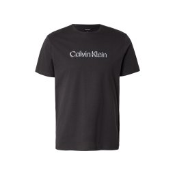 Calvin Klein Tricou gri grafit / negru / alb