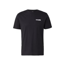 Calvin Klein Tricou gri închis / negru / alb