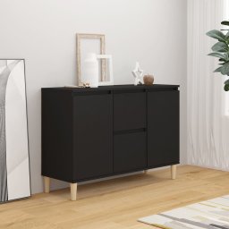 Servanta, negru, 103,5x35x70 cm, PAL GartenMobel Dekor