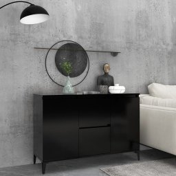 Servanta, negru, 104x35x70 cm, PAL GartenMobel Dekor