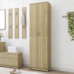 Sifonier de hol, stejar sonoma, 55x25x189 cm, lemn prelucrat GartenMobel Dekor