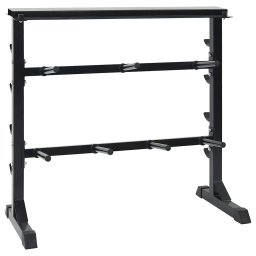 Rama pentru gantere Negru 99 x 45 x 95,5 cm GartenMobel Dekor