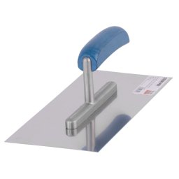 Gletiera Strend Pro Premium BlueWood, inox 270x130 mm, maner din lemn