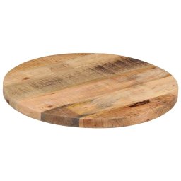 Blat de masa rotund, Ø 40x1,5 cm, lemn masiv de mango brut GartenMobel Dekor