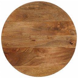 Blat de masa rotund, Ø 40x3,8 cm, lemn masiv de mango brut GartenMobel Dekor
