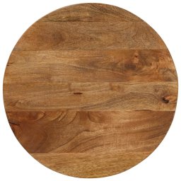 Blat de masa rotund, Ø 60x3,8 cm, lemn masiv de mango brut GartenMobel Dekor
