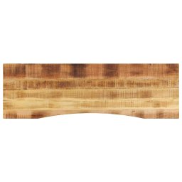 Blat birou cu decupaj curbat 160x50x2,5cm lemn masiv mango brut GartenMobel Dekor