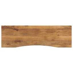 Blat birou cu decupaj curbat 160x50x2,5cm lemn masiv mango brut GartenMobel Dekor