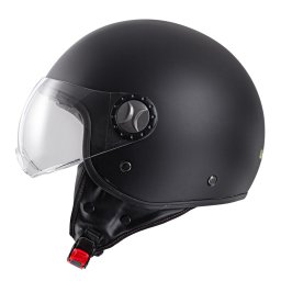 Casca open face pentru scuter W-TEC FS-701MB, negru mat, cu viziera