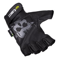 Manusi moto chopper din piele fara degete W-TEC Wipplar negre